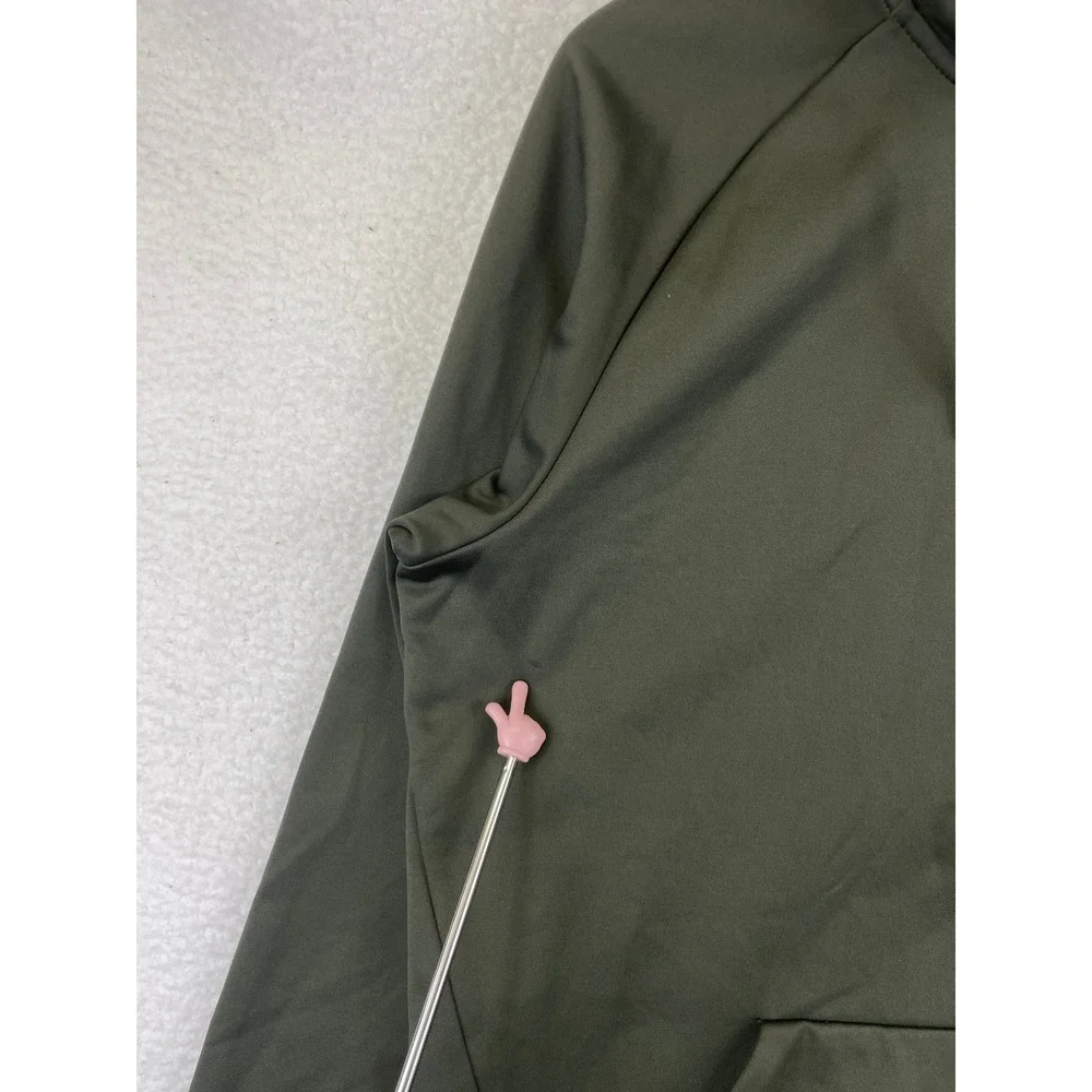 Nike‎ Dri-FIT Training Hoodie Jacket Men's Large Olive Green Full Zip Activewear